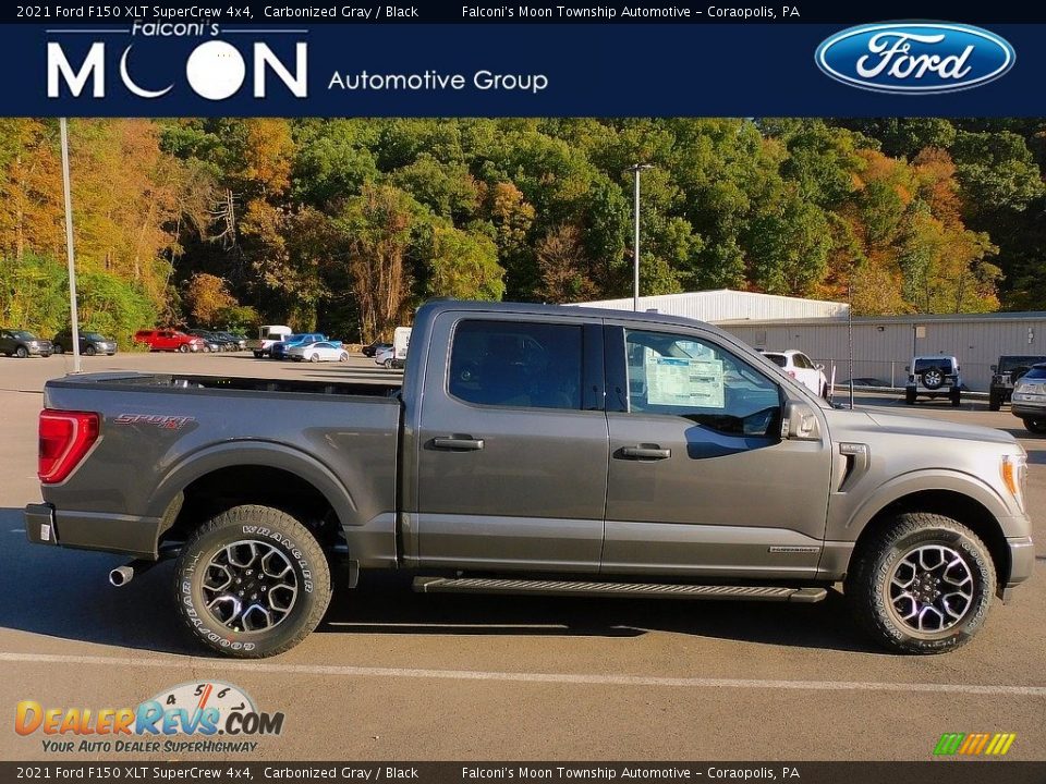 2021 Ford F150 XLT SuperCrew 4x4 Carbonized Gray / Black Photo #1