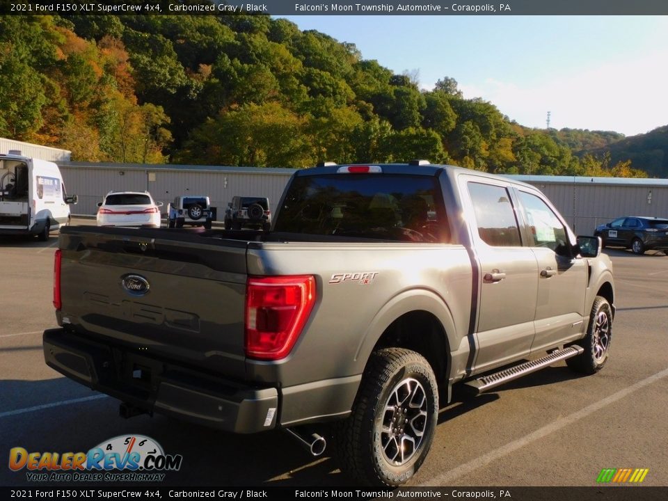 2021 Ford F150 XLT SuperCrew 4x4 Carbonized Gray / Black Photo #2