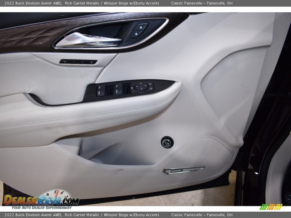 2022 Buick Envision Avenir AWD Rich Garnet Metallic / Whisper Beige w/Ebony Accents Photo #9