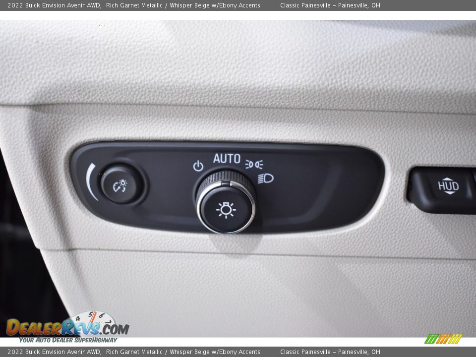 2022 Buick Envision Avenir AWD Rich Garnet Metallic / Whisper Beige w/Ebony Accents Photo #11