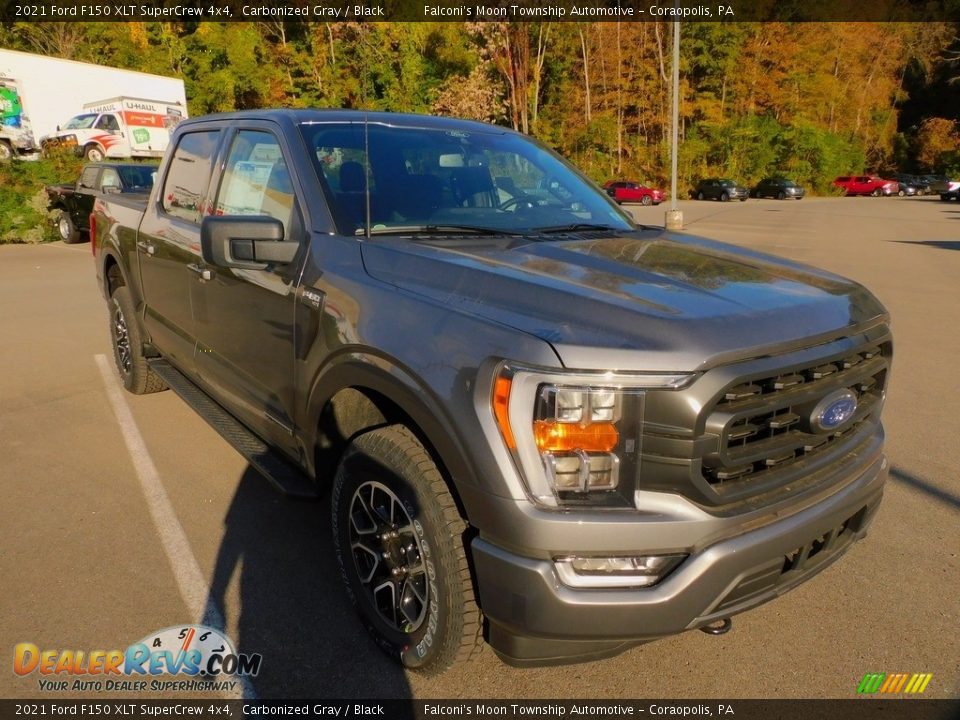 2021 Ford F150 XLT SuperCrew 4x4 Carbonized Gray / Black Photo #9