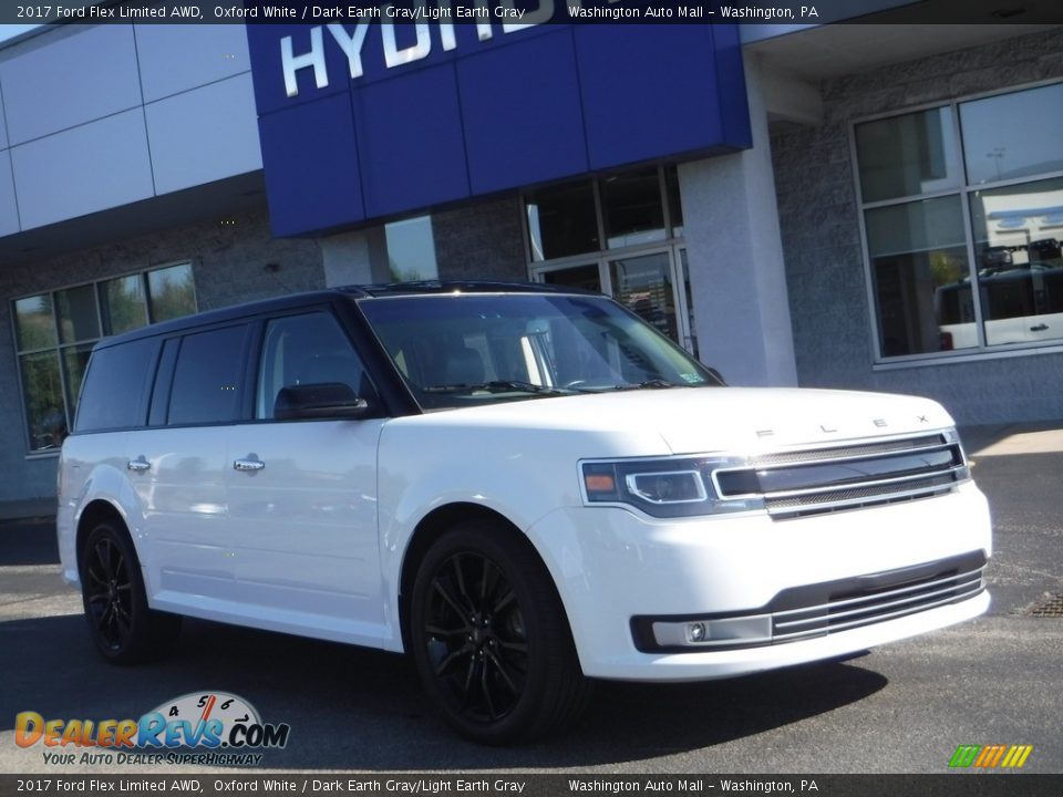 Oxford White 2017 Ford Flex Limited AWD Photo #1