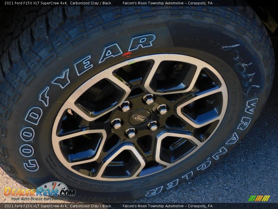 2021 Ford F150 XLT SuperCrew 4x4 Carbonized Gray / Black Photo #10