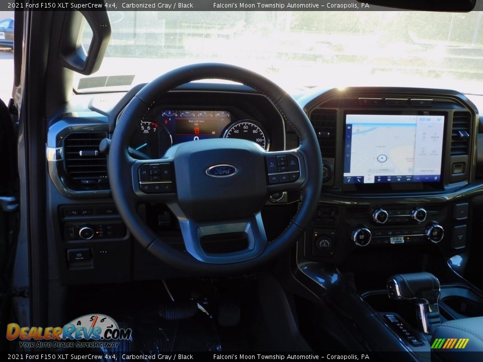 2021 Ford F150 XLT SuperCrew 4x4 Carbonized Gray / Black Photo #13