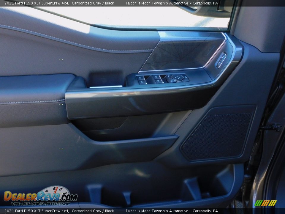 2021 Ford F150 XLT SuperCrew 4x4 Carbonized Gray / Black Photo #14