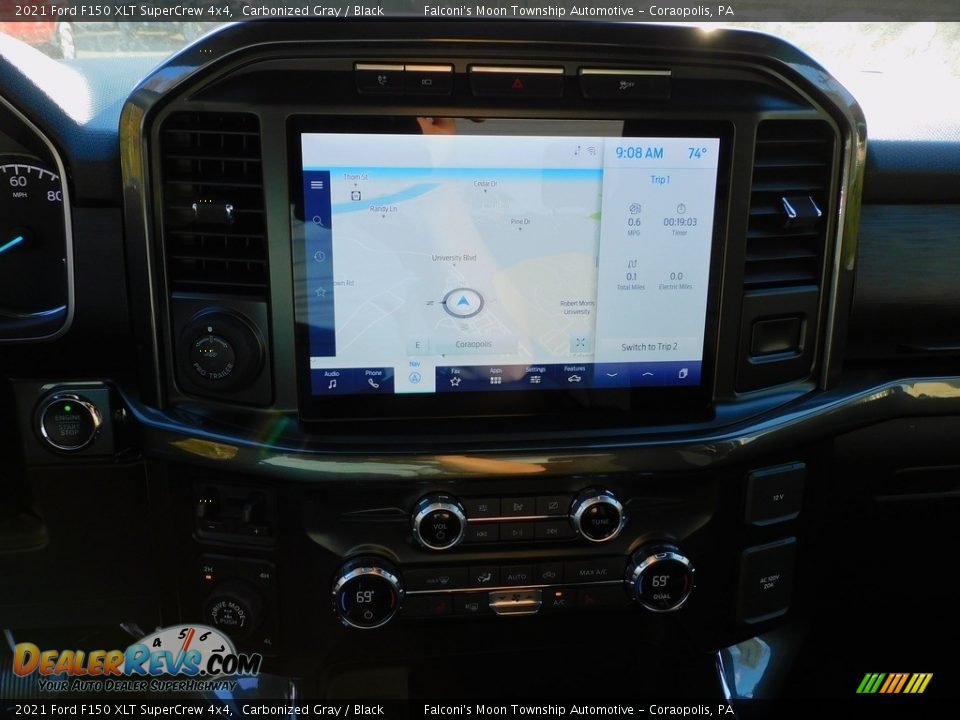 2021 Ford F150 XLT SuperCrew 4x4 Carbonized Gray / Black Photo #15