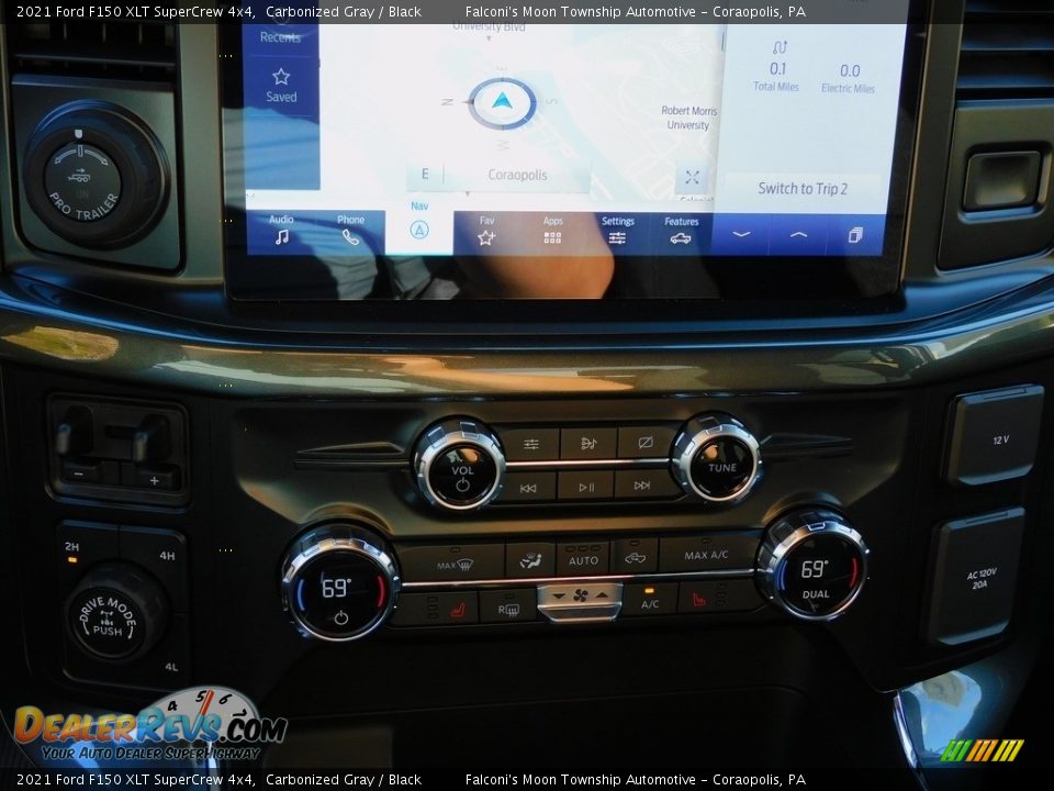 2021 Ford F150 XLT SuperCrew 4x4 Carbonized Gray / Black Photo #17