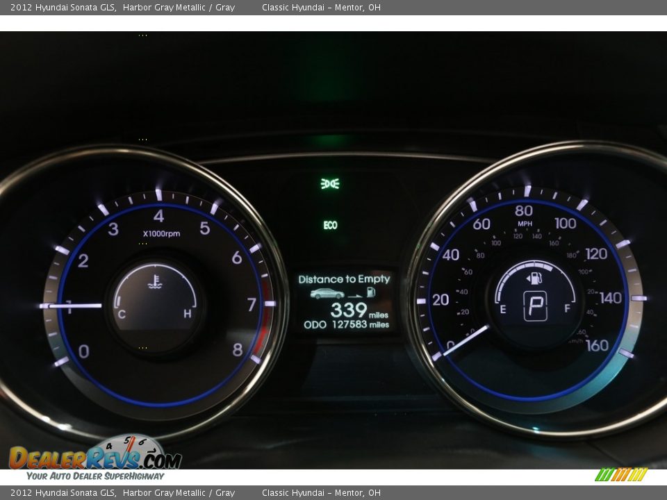 2012 Hyundai Sonata GLS Harbor Gray Metallic / Gray Photo #8