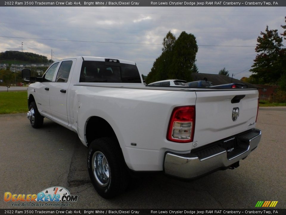 2022 Ram 3500 Tradesman Crew Cab 4x4 Bright White / Black/Diesel Gray Photo #8