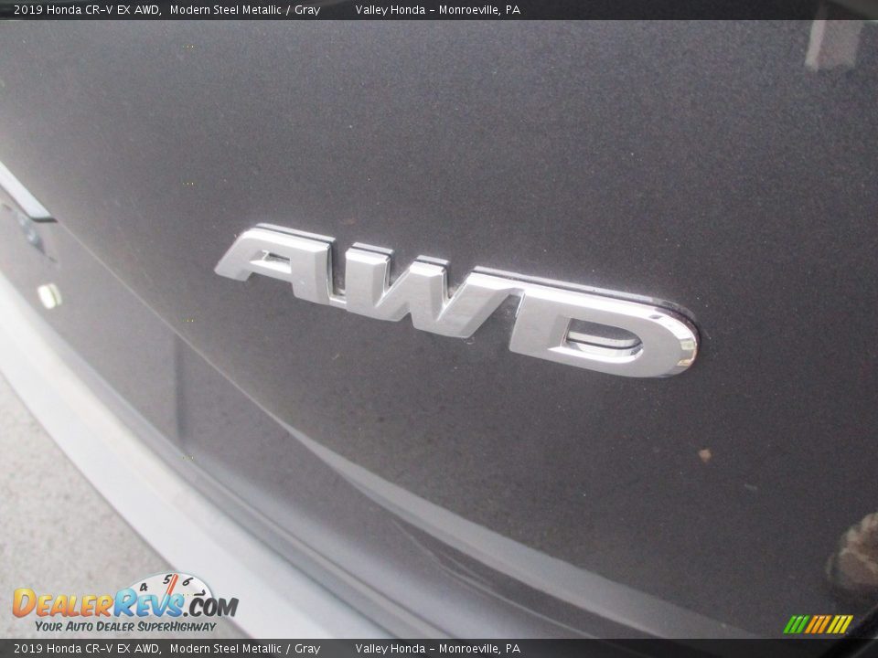 2019 Honda CR-V EX AWD Modern Steel Metallic / Gray Photo #6