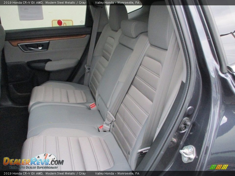 2019 Honda CR-V EX AWD Modern Steel Metallic / Gray Photo #14