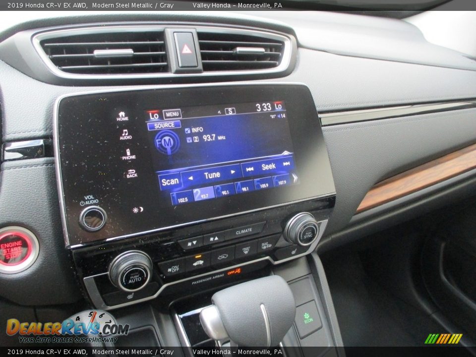 2019 Honda CR-V EX AWD Modern Steel Metallic / Gray Photo #16
