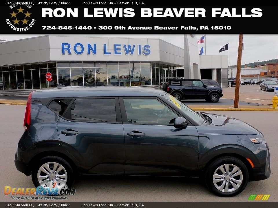 2020 Kia Soul LX Gravity Gray / Black Photo #1