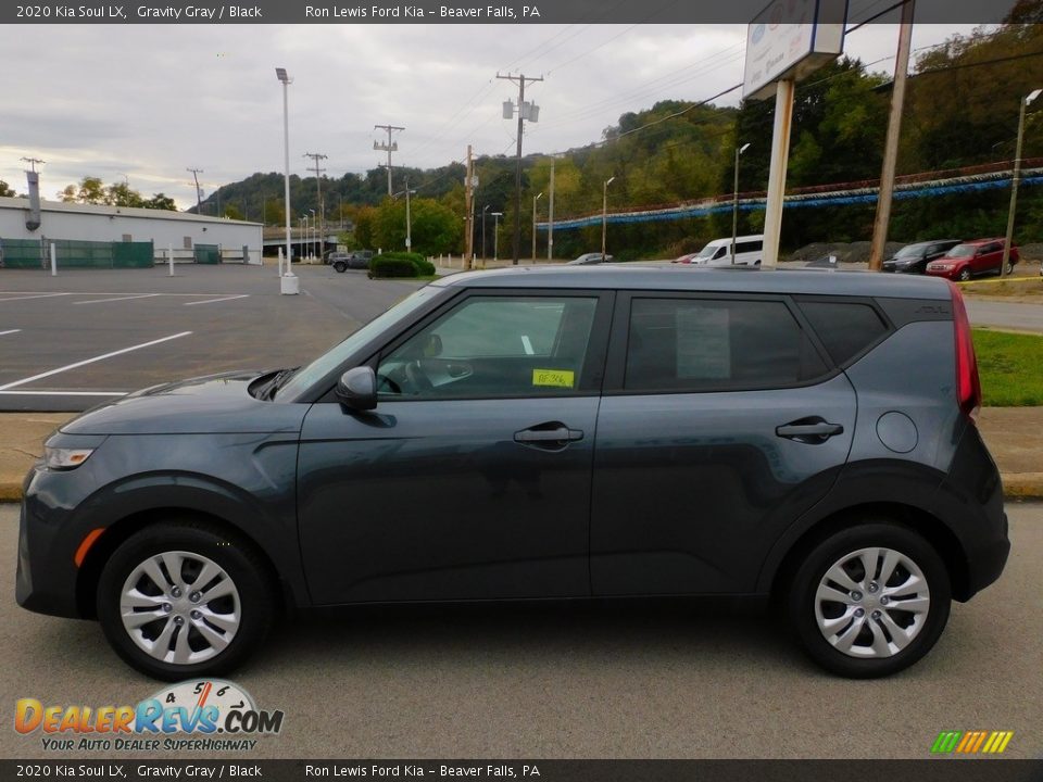 2020 Kia Soul LX Gravity Gray / Black Photo #6