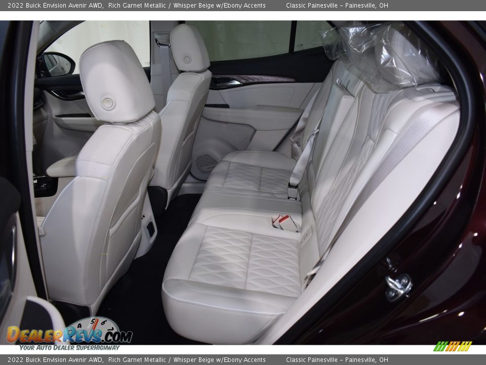 Rear Seat of 2022 Buick Envision Avenir AWD Photo #8