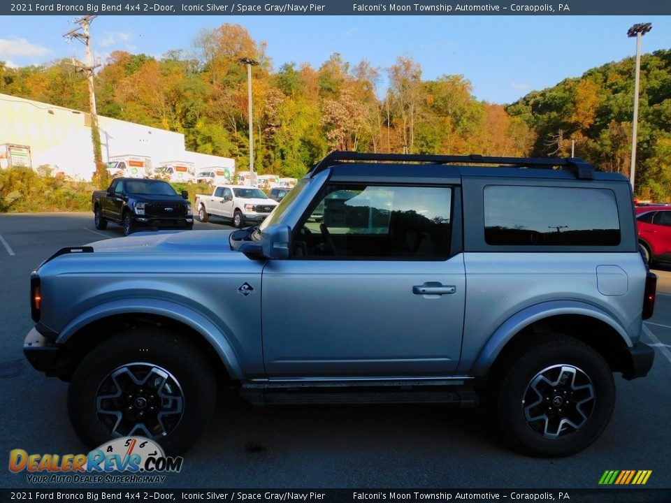 Iconic Silver 2021 Ford Bronco Big Bend 4x4 2-Door Photo #6