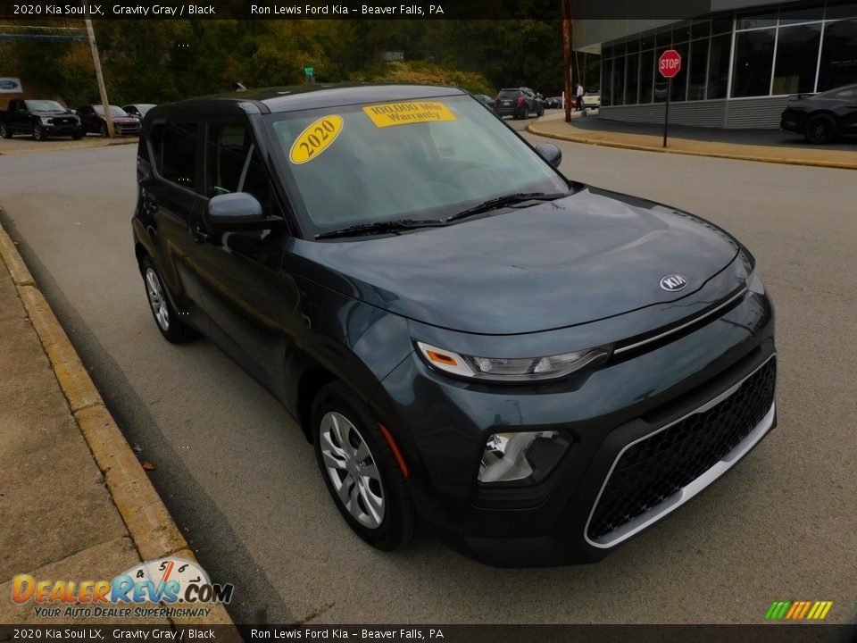 2020 Kia Soul LX Gravity Gray / Black Photo #9