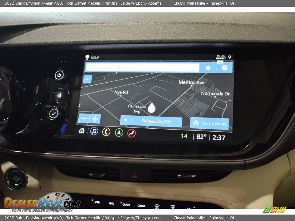 Navigation of 2022 Buick Envision Avenir AWD Photo #13