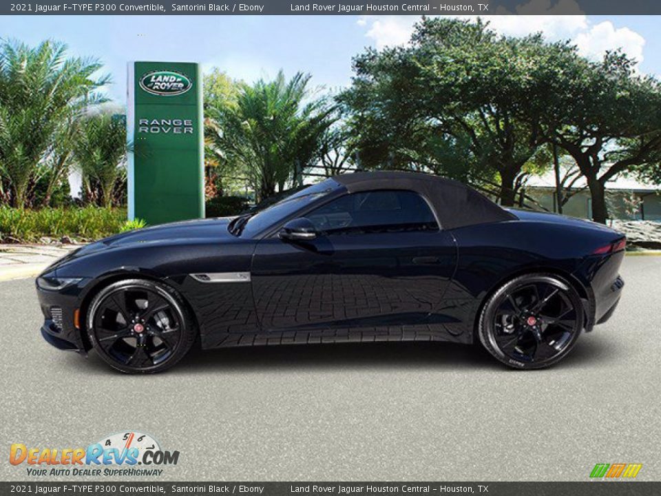 2021 Jaguar F-TYPE P300 Convertible Santorini Black / Ebony Photo #5