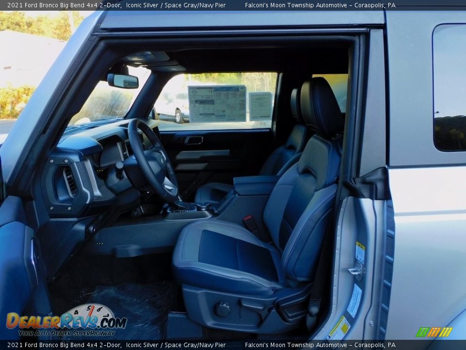 Front Seat of 2021 Ford Bronco Big Bend 4x4 2-Door Photo #11