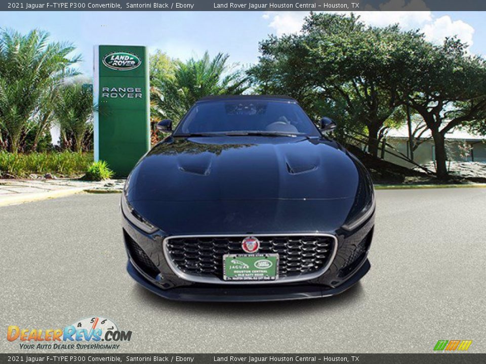 2021 Jaguar F-TYPE P300 Convertible Santorini Black / Ebony Photo #7