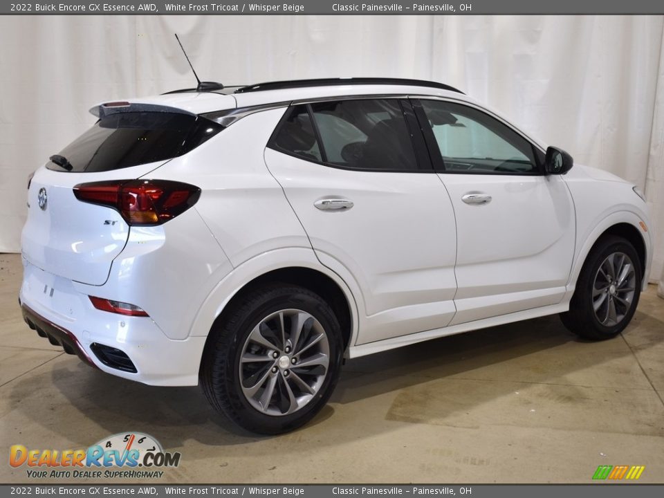 2022 Buick Encore GX Essence AWD White Frost Tricoat / Whisper Beige Photo #2