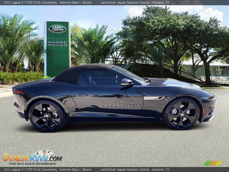 2021 Jaguar F-TYPE P300 Convertible Santorini Black / Ebony Photo #10