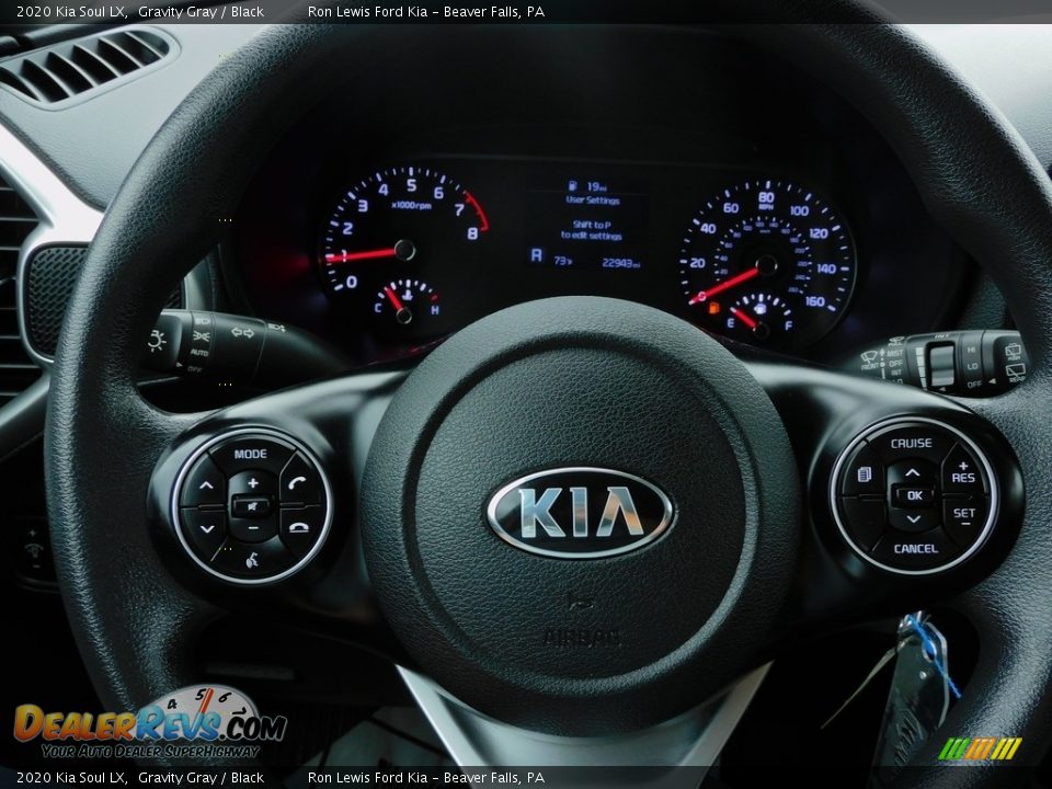 2020 Kia Soul LX Gravity Gray / Black Photo #18