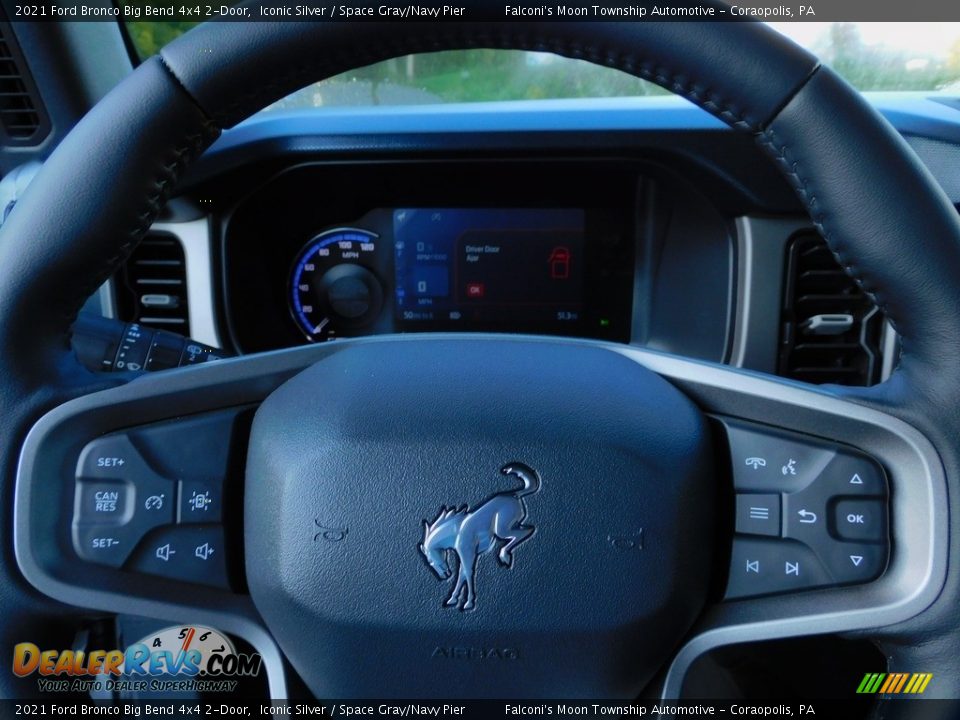 2021 Ford Bronco Big Bend 4x4 2-Door Steering Wheel Photo #19