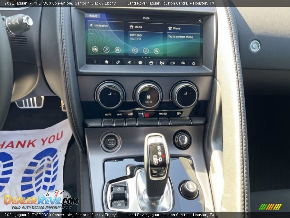 2021 Jaguar F-TYPE P300 Convertible Santorini Black / Ebony Photo #17