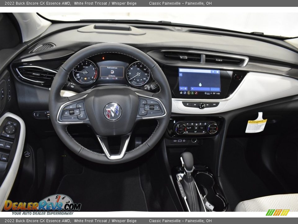2022 Buick Encore GX Essence AWD White Frost Tricoat / Whisper Beige Photo #10