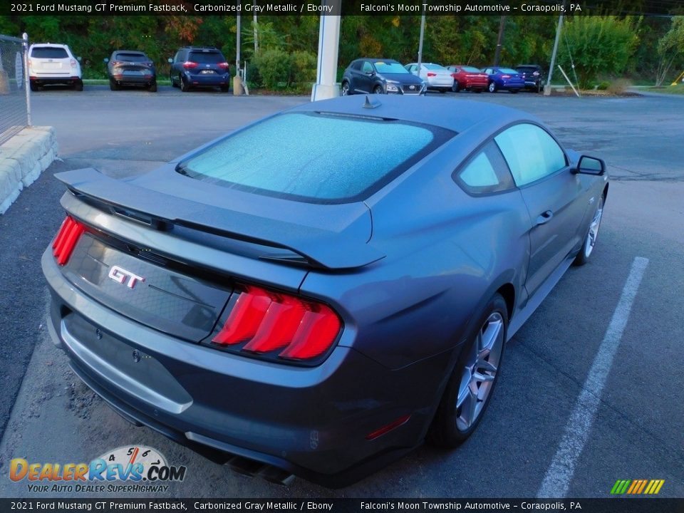 2021 Ford Mustang GT Premium Fastback Carbonized Gray Metallic / Ebony Photo #2