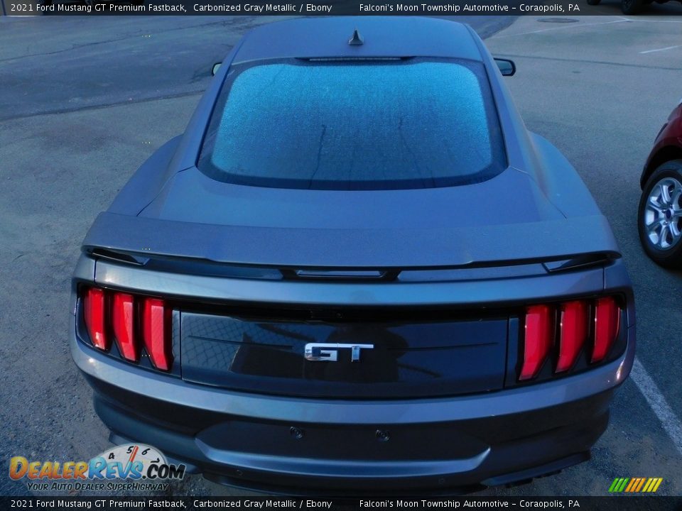 2021 Ford Mustang GT Premium Fastback Carbonized Gray Metallic / Ebony Photo #3