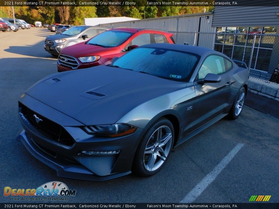 2021 Ford Mustang GT Premium Fastback Carbonized Gray Metallic / Ebony Photo #6