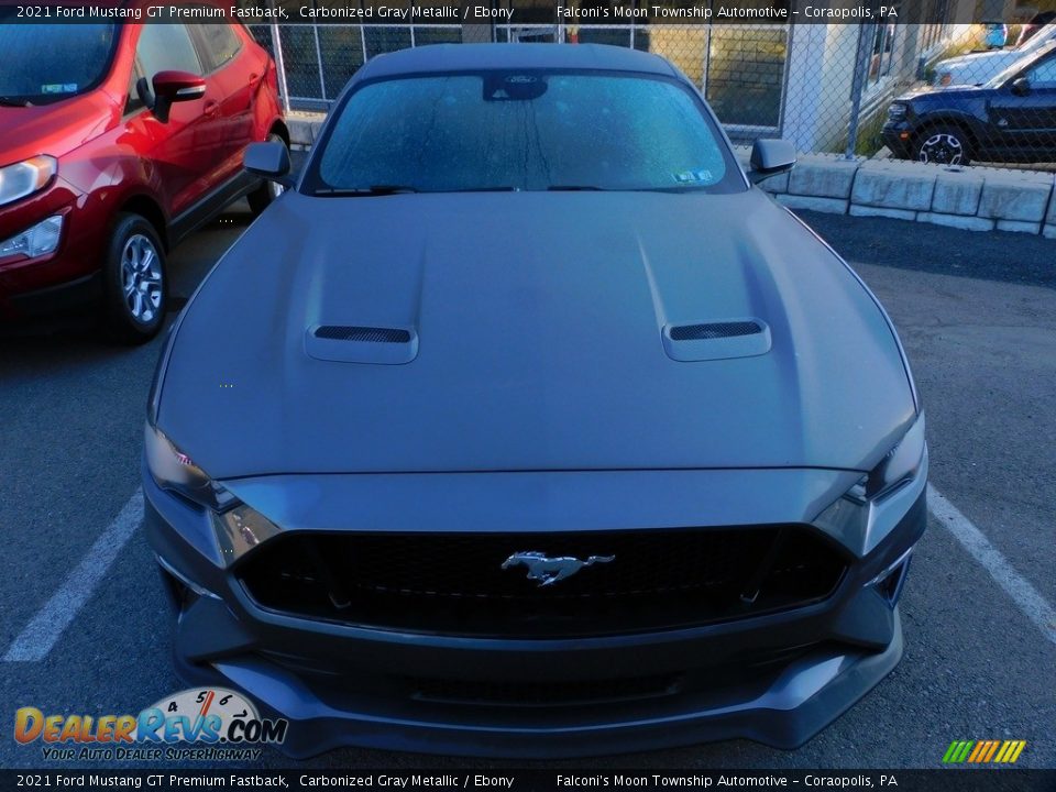 2021 Ford Mustang GT Premium Fastback Carbonized Gray Metallic / Ebony Photo #7