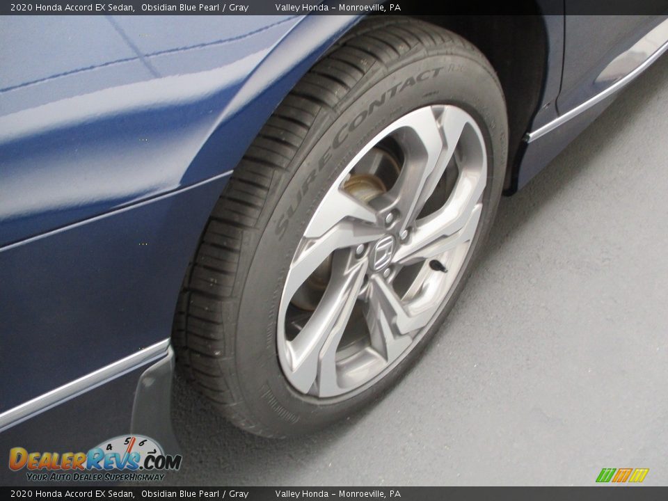 2020 Honda Accord EX Sedan Obsidian Blue Pearl / Gray Photo #6