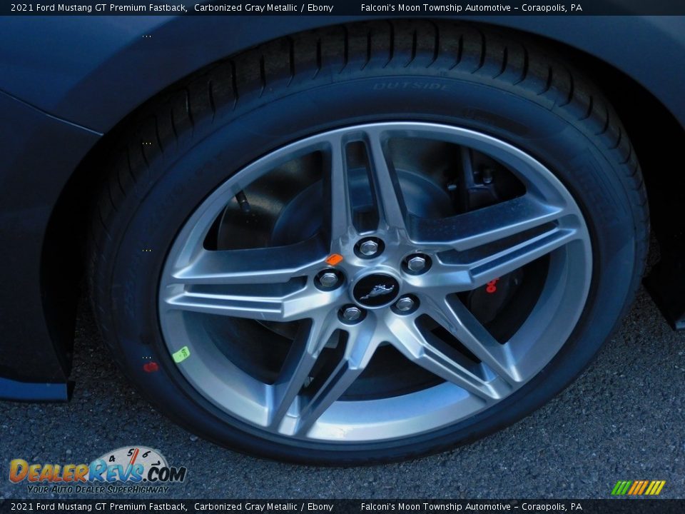 2021 Ford Mustang GT Premium Fastback Carbonized Gray Metallic / Ebony Photo #9