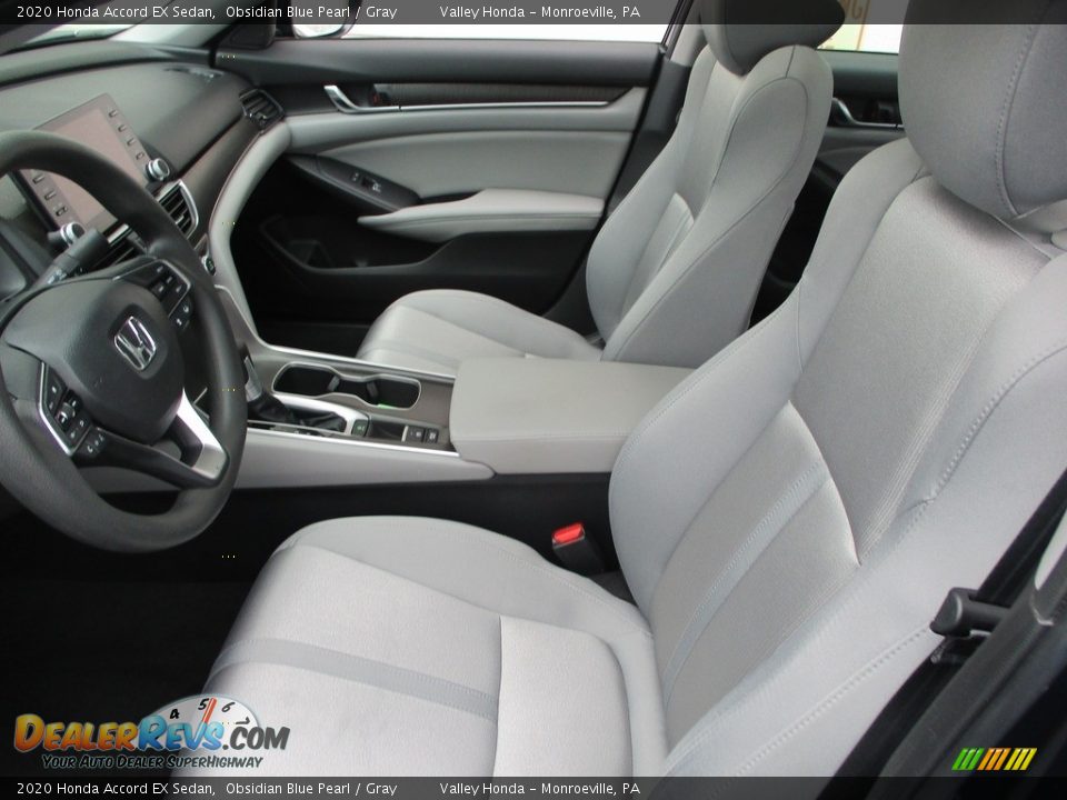 2020 Honda Accord EX Sedan Obsidian Blue Pearl / Gray Photo #13