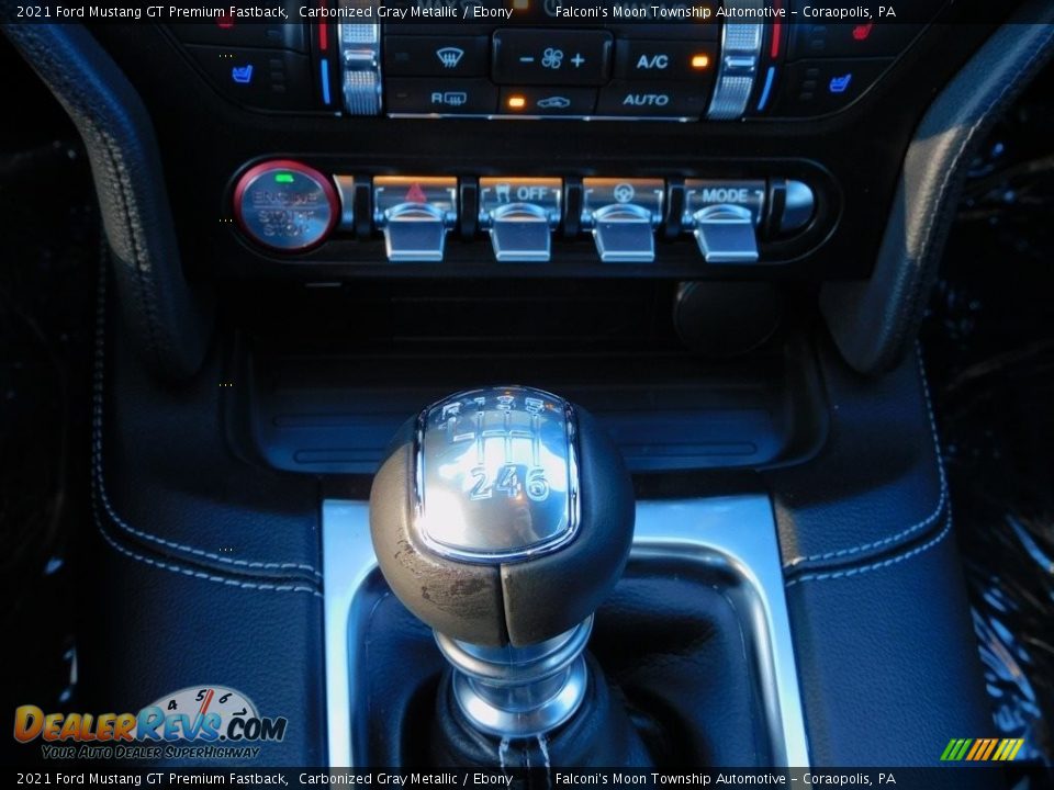 2021 Ford Mustang GT Premium Fastback Carbonized Gray Metallic / Ebony Photo #17