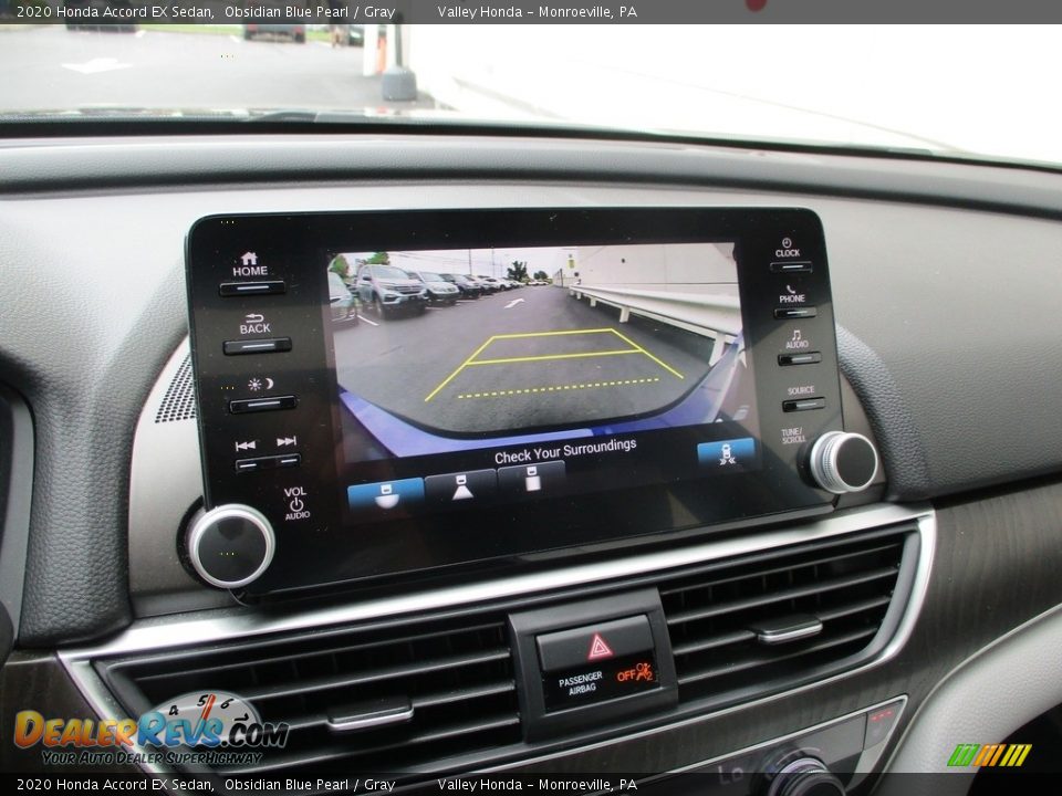 2020 Honda Accord EX Sedan Obsidian Blue Pearl / Gray Photo #17