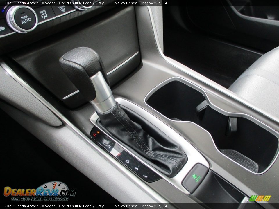 2020 Honda Accord EX Sedan Obsidian Blue Pearl / Gray Photo #18