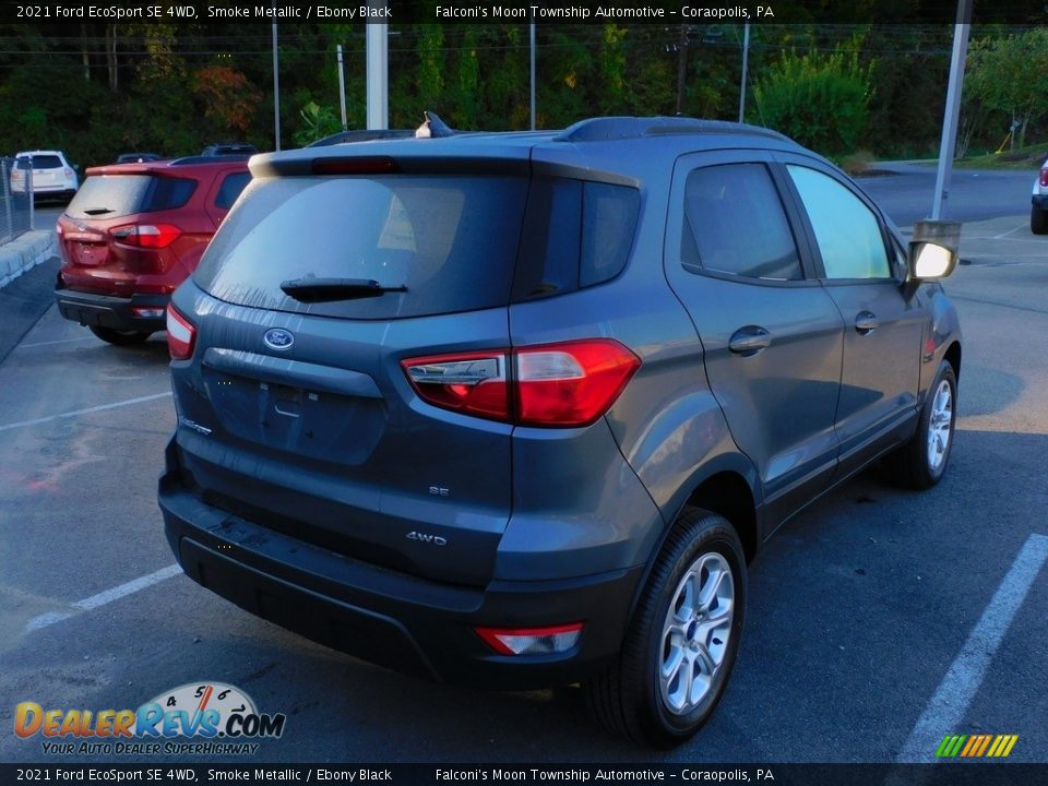 2021 Ford EcoSport SE 4WD Smoke Metallic / Ebony Black Photo #2