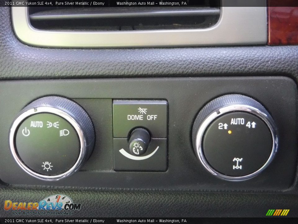 2011 GMC Yukon SLE 4x4 Pure Silver Metallic / Ebony Photo #15