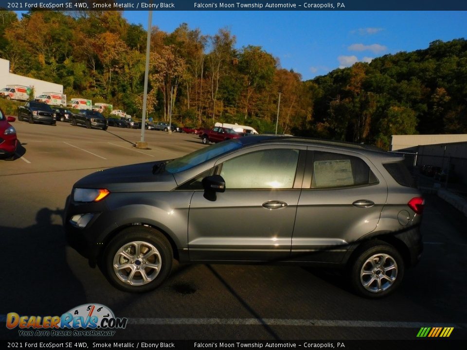 2021 Ford EcoSport SE 4WD Smoke Metallic / Ebony Black Photo #5