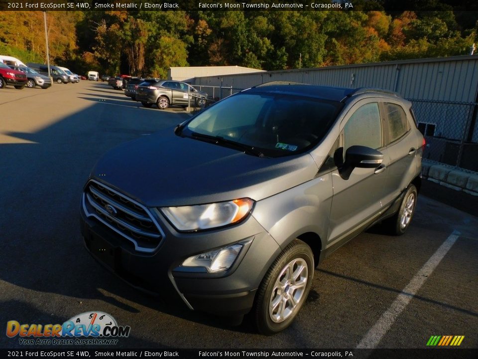 2021 Ford EcoSport SE 4WD Smoke Metallic / Ebony Black Photo #6