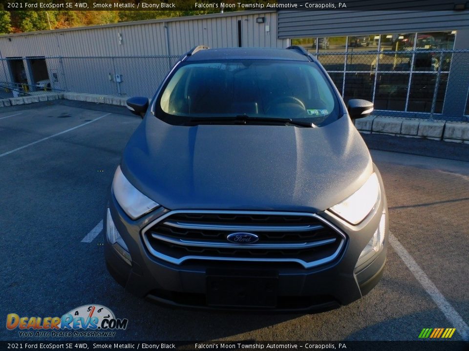 2021 Ford EcoSport SE 4WD Smoke Metallic / Ebony Black Photo #7