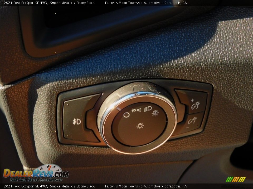 2021 Ford EcoSport SE 4WD Smoke Metallic / Ebony Black Photo #18