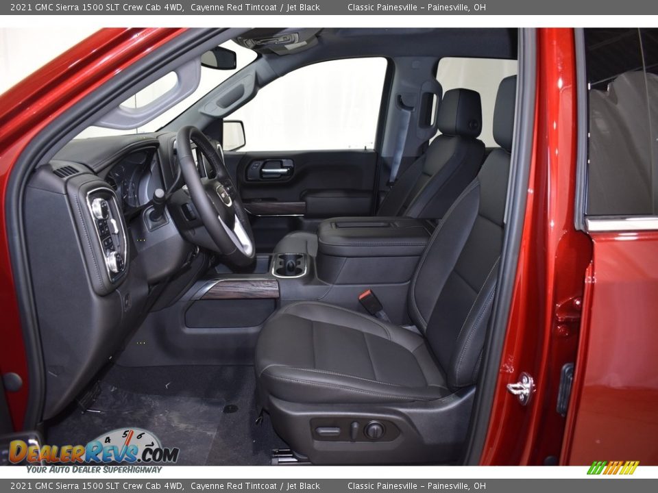 2021 GMC Sierra 1500 SLT Crew Cab 4WD Cayenne Red Tintcoat / Jet Black Photo #6
