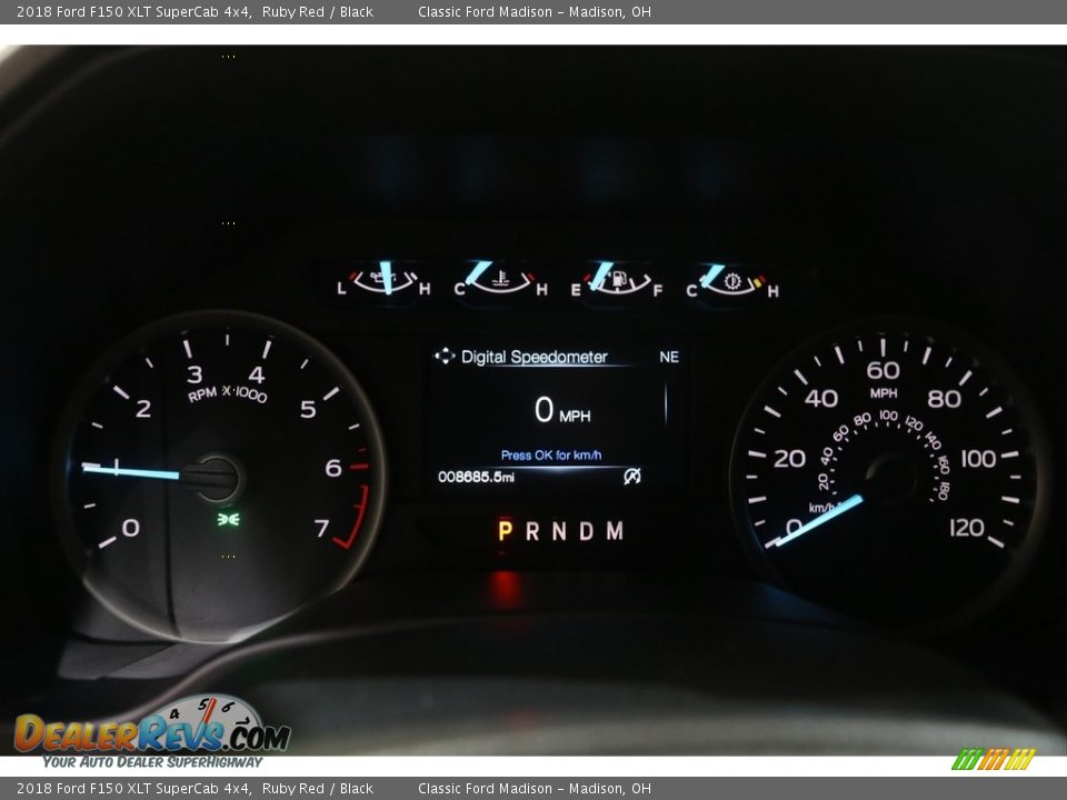 2018 Ford F150 XLT SuperCab 4x4 Ruby Red / Black Photo #9