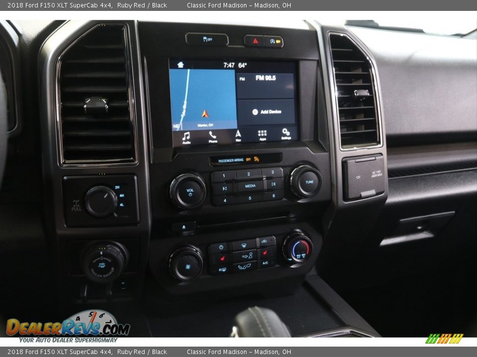 2018 Ford F150 XLT SuperCab 4x4 Ruby Red / Black Photo #10